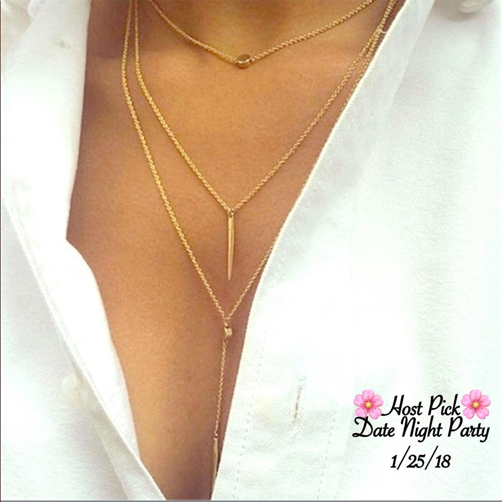 ❗️🅢🅞🅛🅓❗️🌸HP🌸Tassel Multilayer Necklace - Picture 2 of 3